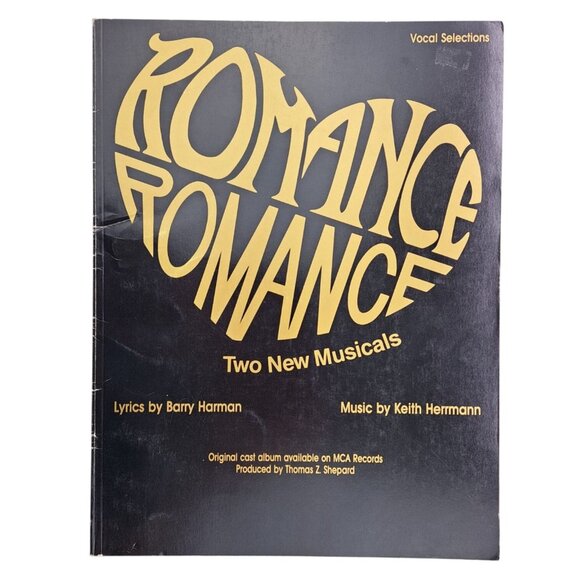 Warner Bros Publications Other - Vintage Romance Romance Vocal Selections Songbook Musical Harman Bakula 1988